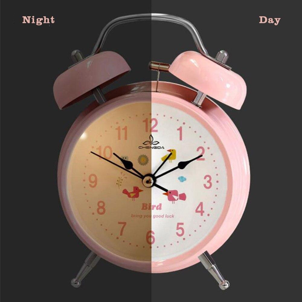Réveil pour enfants - Lapin mignon - Silencieux - Sans tic-tac - Veilleuse - Horloge de voyage - Fonctionne à piles - Pour chambre à coucher (bleu Réveil pour enfants - Lapin mignon - Silencieux - Sans tic-tac - Veilleuse - Horloge de voyage - Fonctionne à piles - Pour chambre à coucher (bleu
