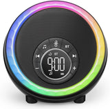 Réveil Veilleuse Bluetooth RGB - Machine à Bruit - Enceinte 5-en-1