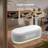 Réveil chargeur induction lampe