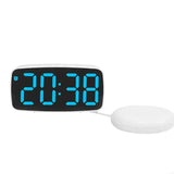 Réveil vibrant blanc LED bleu