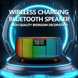Radio réveil Bluetooth bois chargeur