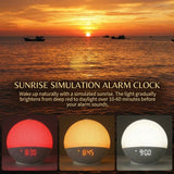 Réveil Lumineux Bluetooth Simulation Lever de Soleil
