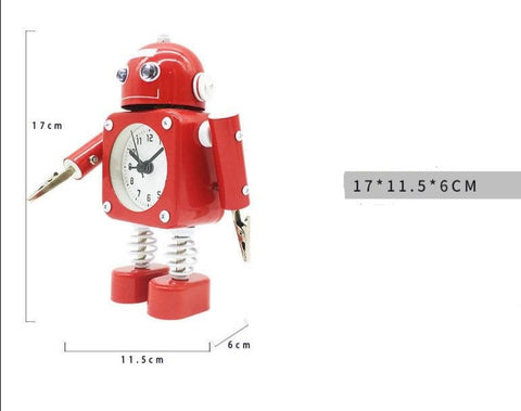 Réveil Robot, Réveil Enfant avec LED Affichage de l'heure et Température,  Réveil Robot Non-Ticking en Métal, Réveil avec Yeux Lumineux Clignotants et  Bras Rotatif pour Enfants : : Cuisine et Maison