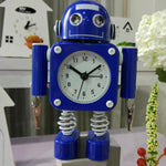 Réveil Matin Robot bleu