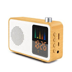 Radio Réveil Bois Bluetooth