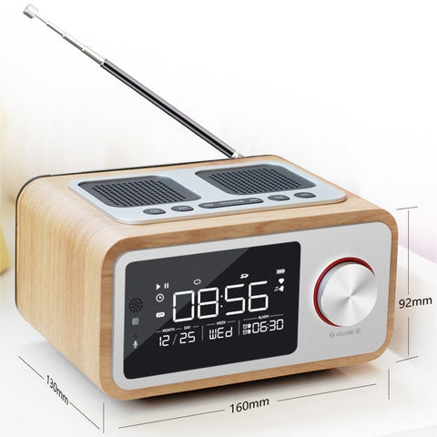 Radio-réveil vendos85 Réveil Multifonctionnelle avec Enceinte Bluetooth et  Lampe de Chevet AQ0305