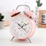 réveil silencieux rose